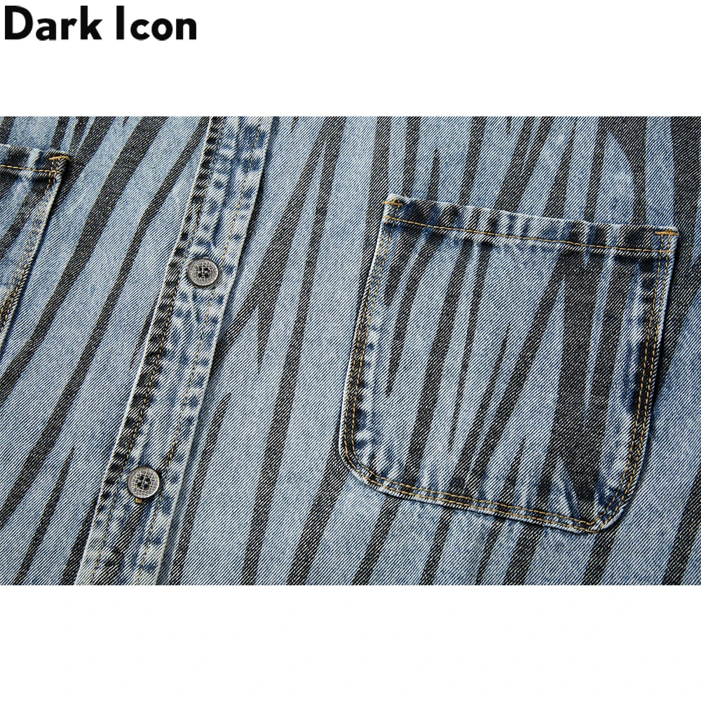 Dark Icon Zebra Denim Shirt Men 2020 Summer Front Short Back Long Men's Shirt Streetwear Clothing
Dark Icon Zebra Denim Shirt Men 2020 Summer Front Short Back Long Men's Shirt Streetwear Clothing