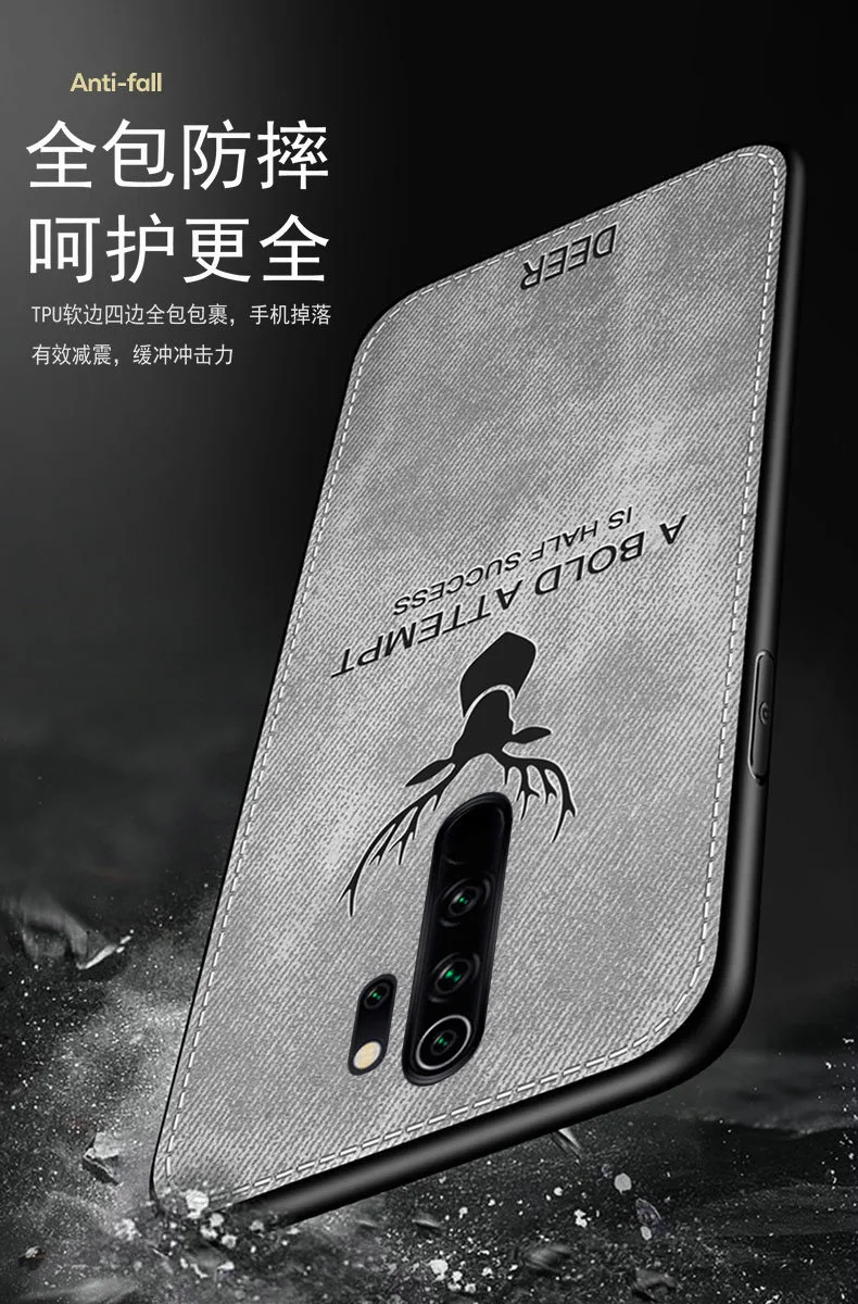 For Xiaomi Redmi 9 Case Luxury Soft Silicone edge+Hard fabric Deer Skin Protective Back Cover Case for xiaomi redmi 9 redmi9
For Xiaomi Redmi 9 Case Luxury Soft Silicone edge+Hard fabric Deer Skin Protective Back Cover Case for xiaomi redmi 9 redmi9