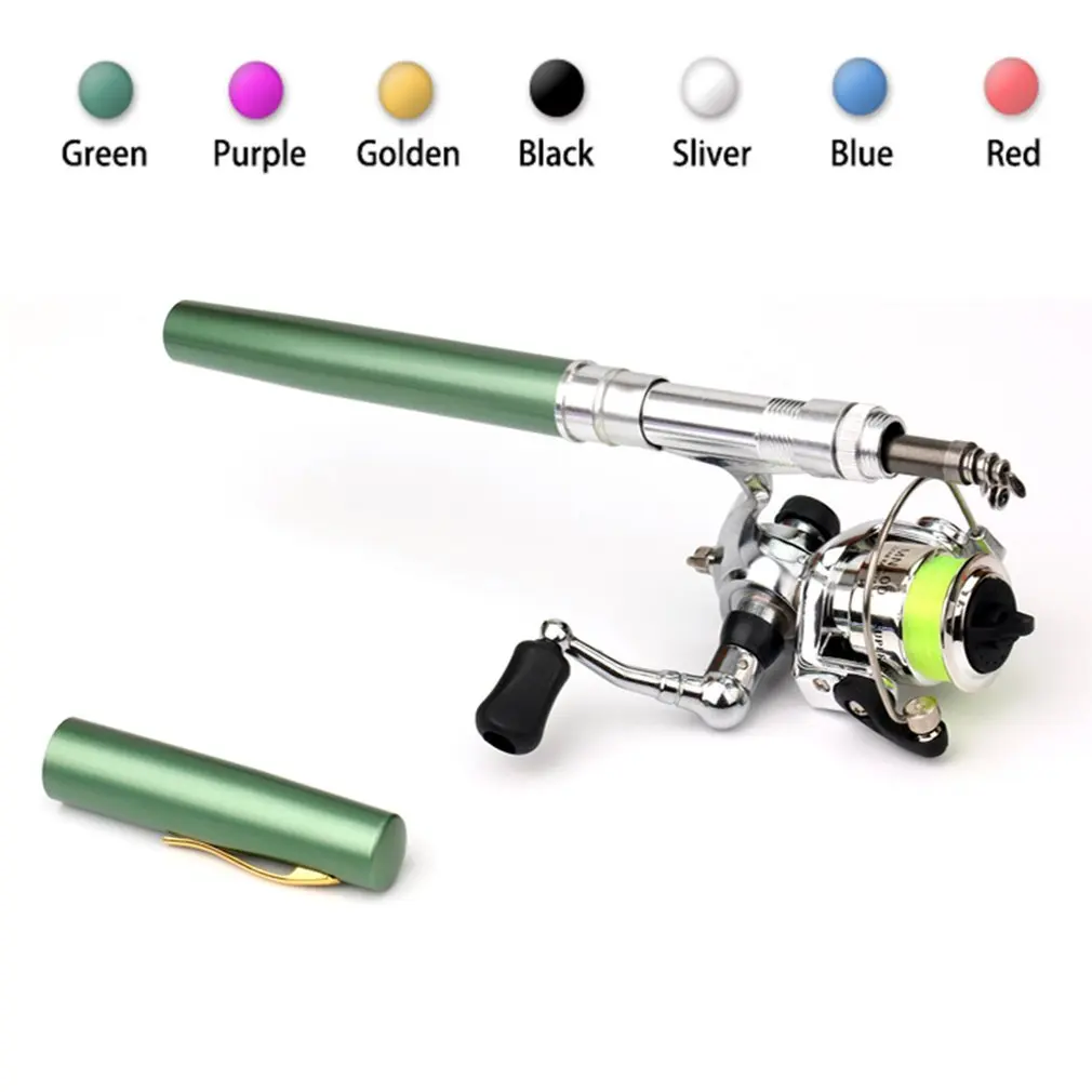 Mini Portable Pen Type Fishing Rod Telescopic Fishing Pole Fishing Reel Outdoor Fishing Tackle Accessories with Metal Hard
Mini Portable Pen Type Fishing Rod Telescopic Fishing Pole Fishing Reel Outdoor Fishing Tackle Accessories with Metal Hard