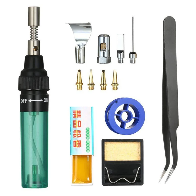 Gas Welder Electric Welding Tool Cordless Gas Soldering Iron Set Combination Kit 203F
Gas Welder Electric Welding Tool Cordless Gas Soldering Iron Set Combination Kit 203F