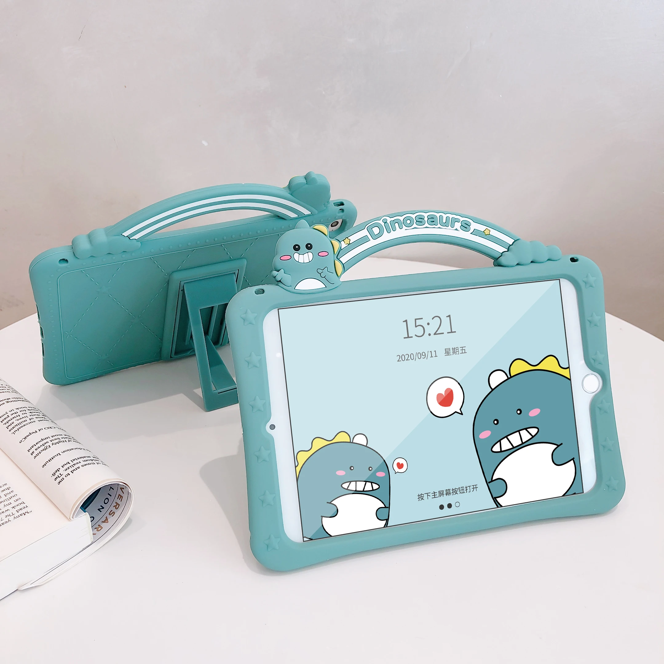 Kids Silicon Case For iPad 6th 9.7 2018 Air2 Pro 10.5 11 Mini 1 2 3 4 5 2019 Hand-seld Shockproof Tablet Cover For iPad 8th 10.2
Kids Silicon Case For iPad 6th 9.7 2018 Air2 Pro 10.5 11 Mini 1 2 3 4 5 2019 Hand-seld Shockproof Tablet Cover For iPad 8th 10.2