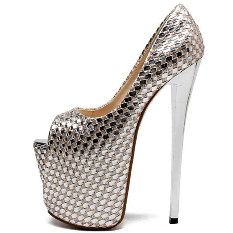 Dress Women Pumps 19CM Thin High Heels Party Shoes Nightclub Sequined Cloth Slip On Peep Toe Rhinestone Bling shoes woman 2020
Dress Women Pumps 19CM Thin High Heels Party Shoes Nightclub Sequined Cloth Slip On Peep Toe Rhinestone Bling shoes woman 2020