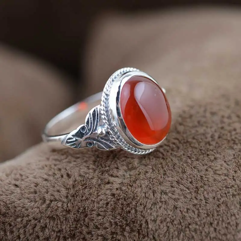 FNJ 925 Silver Ring for Women Jewelry 100% Original Pure S925 Silver Sterling Rings Ruby Natural Red Agate
FNJ 925 Silver Ring for Women Jewelry 100% Original Pure S925 Silver Sterling Rings Ruby Natural Red Agate