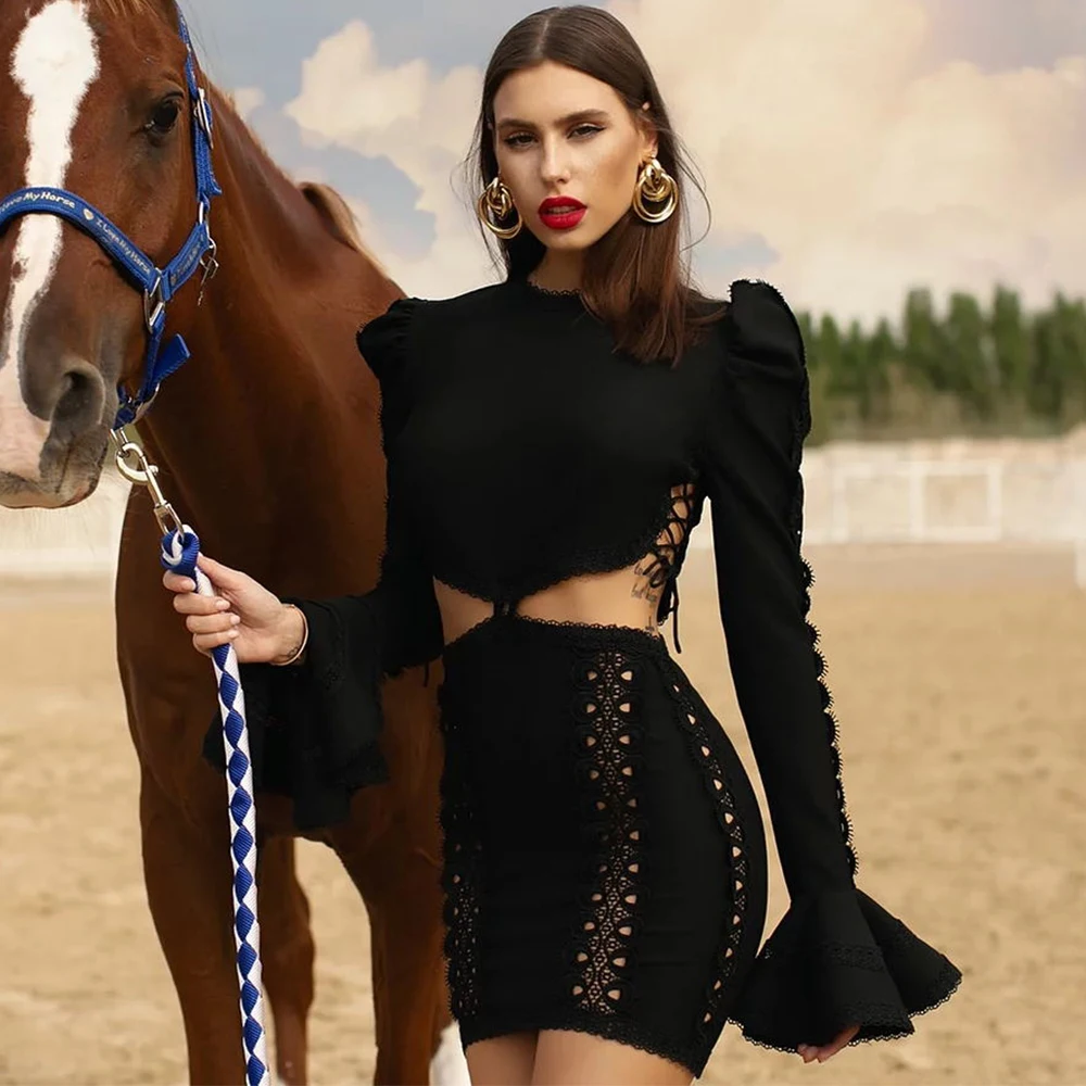 2021 Women Summer New Arrival Bandage Dress White Long Sleeve Bodycon Dress Sexy Lace Party Dress Club Outfits
2021 Women Summer New Arrival Bandage Dress White Long Sleeve Bodycon Dress Sexy Lace Party Dress Club Outfits