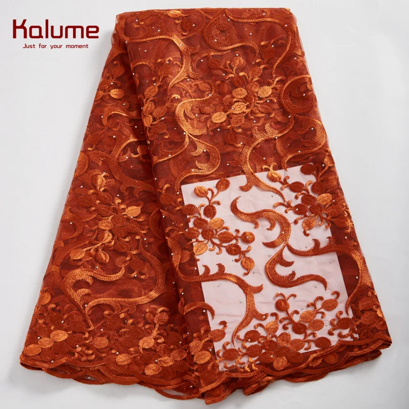 Африканская кружевная ткань Kalume, 5 ярдов, высокое качество, нигерийский французский тюль, кружевная ткань для свадебного платья «сделай сам...
Африканская кружевная ткань Kalume, 5 ярдов, высокое качество, нигерийский французский тюль, кружевная ткань для свадебного платья «сделай сам...