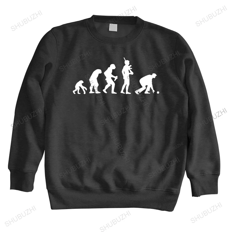 

Men teenager sweatshirt spring crew neck hoody Mens Evolution Of Lawn Bowls vintage hoodie - Indoor Bowling Clothing Bowler Ball