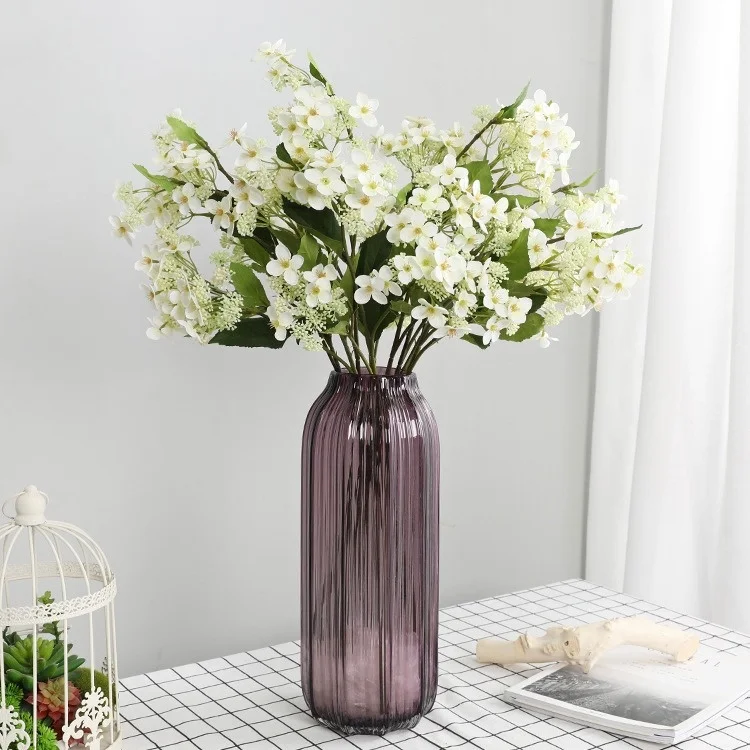 Single Plant 68cm 3-pronged Multi-head Milky White Hydrangea True Touch Artificial Flower Bridal Wedding Party Road Guide Layout
Single Plant 68cm 3-pronged Multi-head Milky White Hydrangea True Touch Artificial Flower Bridal Wedding Party Road Guide Layout