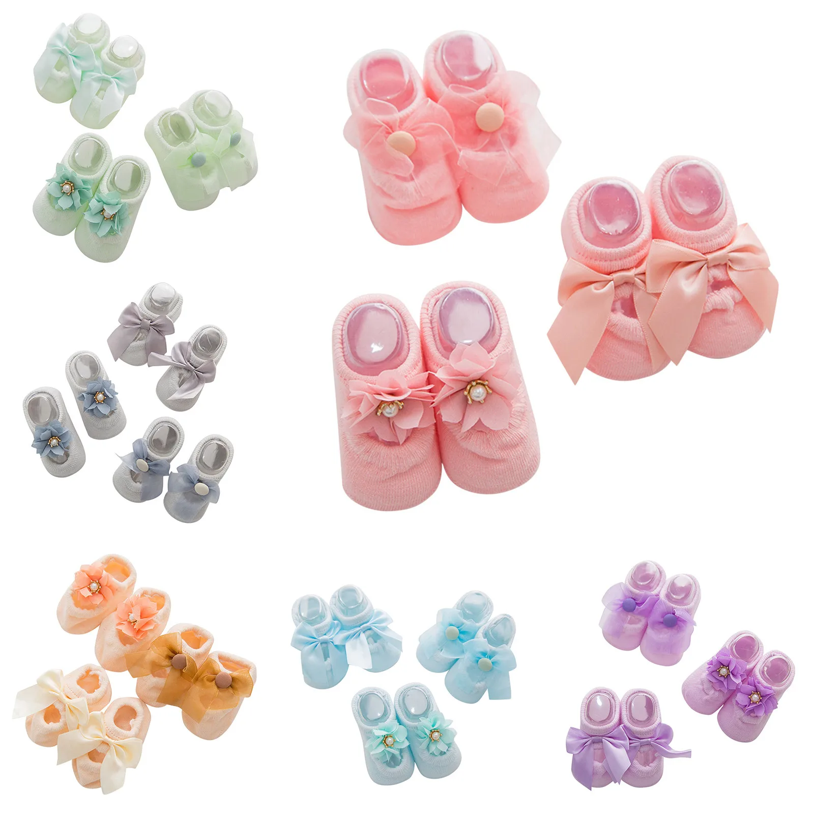 Кружевные цветочные носки для новорожденных Prewalker, Осенние хлопковые противоскользящие дизайнерские носки с бантом для маленьких девочек, ...
Кружевные цветочные носки для новорожденных Prewalker, Осенние хлопковые противоскользящие дизайнерские носки с бантом для маленьких девочек, ...