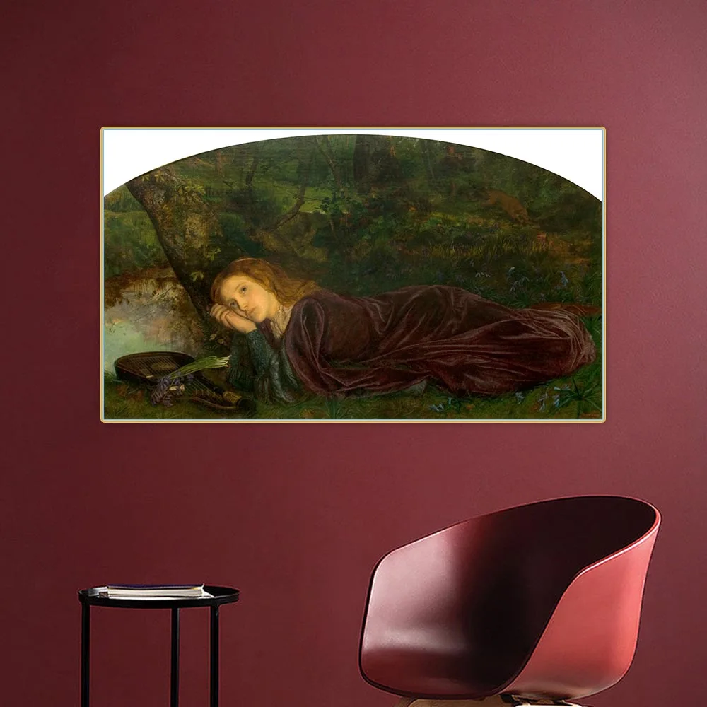 Arthur Hughes " The Rift within the Lute " Canvas Oil Painting Aesthetics Decor Artwork Backdrop Picture Poster Home Decoration
Arthur Hughes " The Rift within the Lute " Canvas Oil Painting Aesthetics Decor Artwork Backdrop Picture Poster Home Decoration