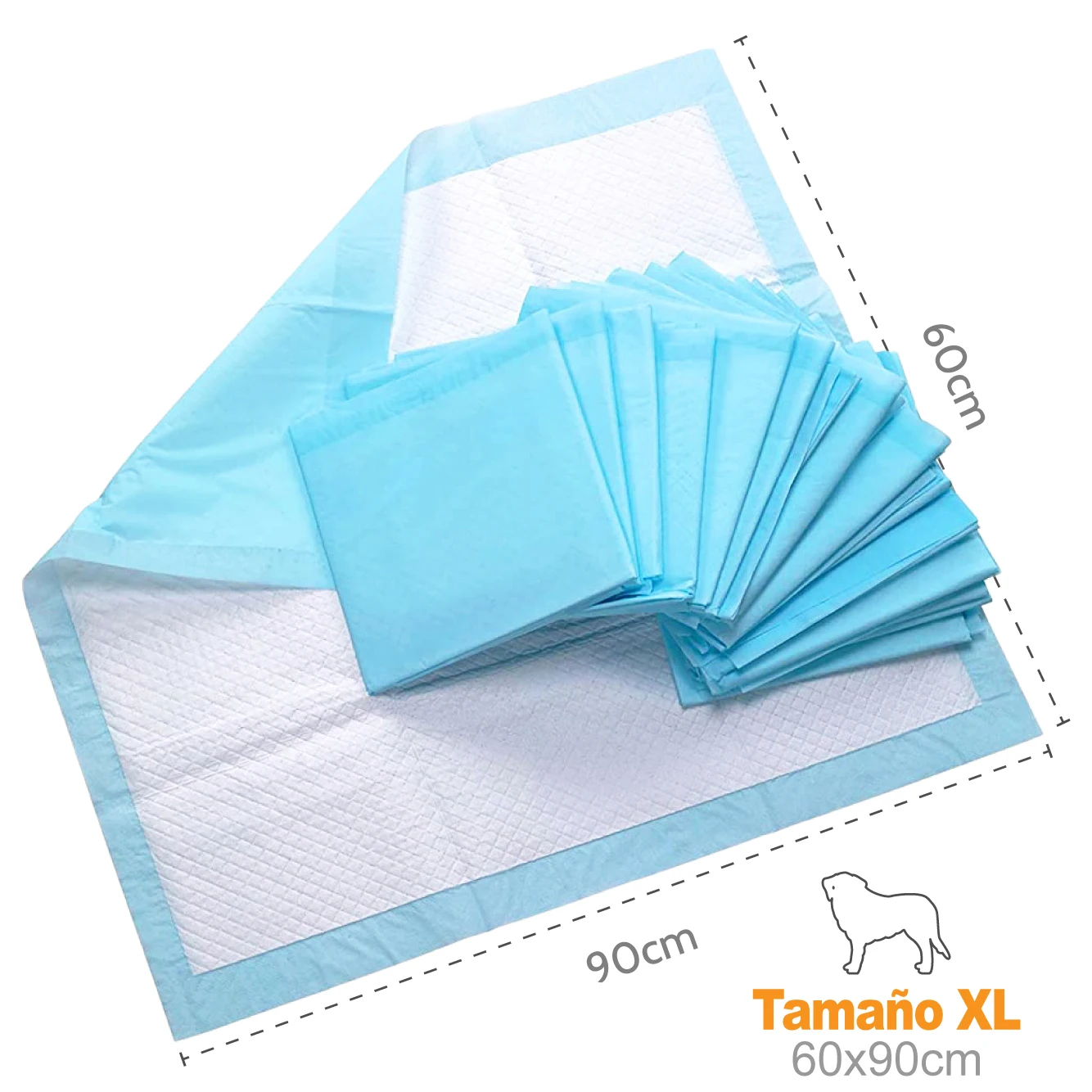 Empapadores dogs mat sanitary dog training
Empapadores dogs mat sanitary dog training