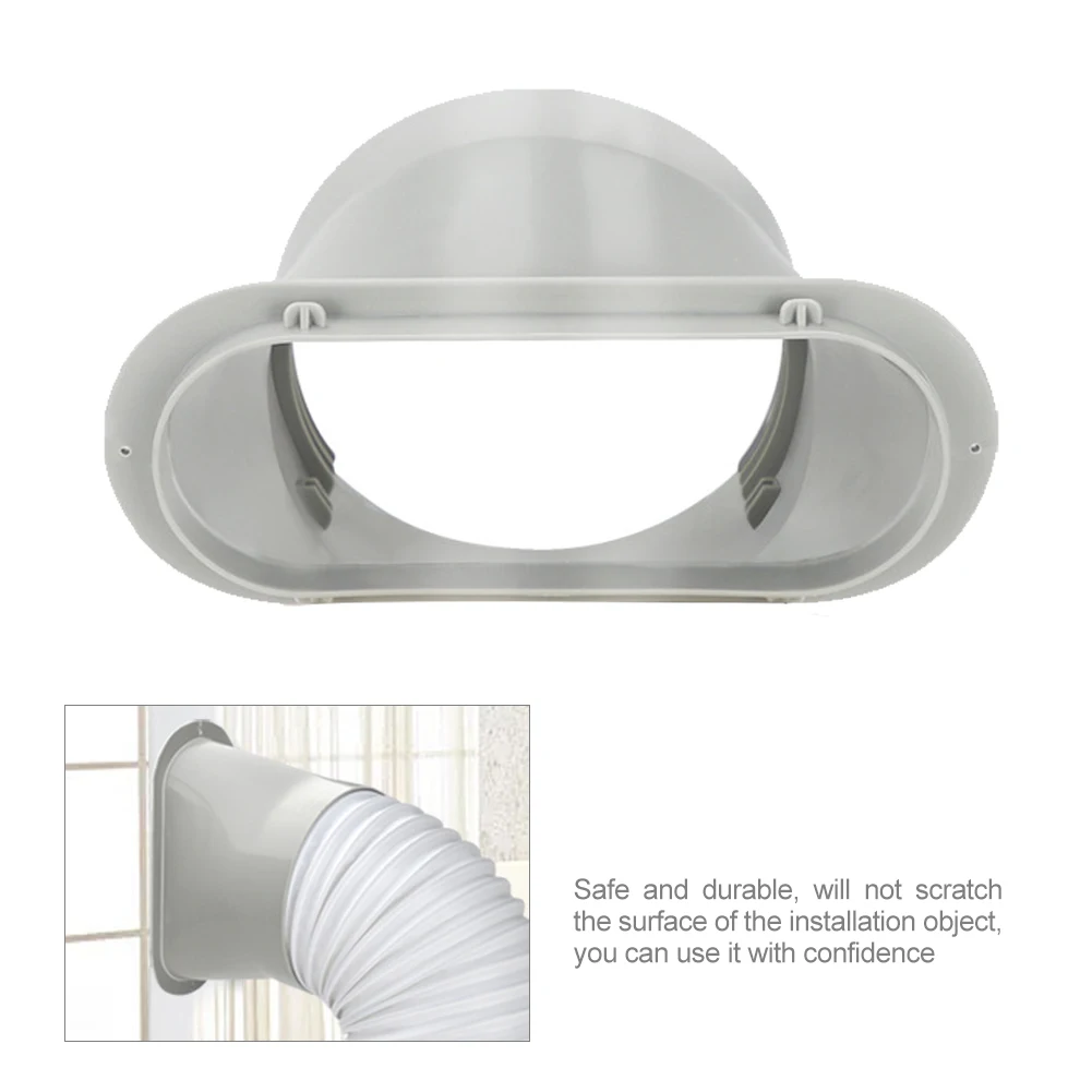 5.9inch Window Plate Home Portable Durable ABS Exhaust Hose Adapter Mobile Air Conditioner Pipe Easy Install Flat Nozzle 
5.9inch Window Plate Home Portable Durable ABS Exhaust Hose Adapter Mobile Air Conditioner Pipe Easy Install Flat Nozzle