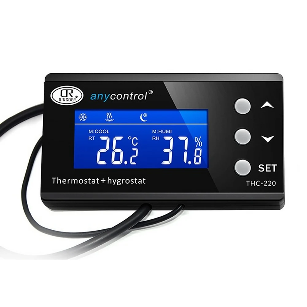 TC-220 0-50C Day/night ON OFF Digital Reptile Thermostat with Timer Regulator Animal Amphibian Temperature Controller
TC-220 0-50C Day/night ON OFF Digital Reptile Thermostat with Timer Regulator Animal Amphibian Temperature Controller