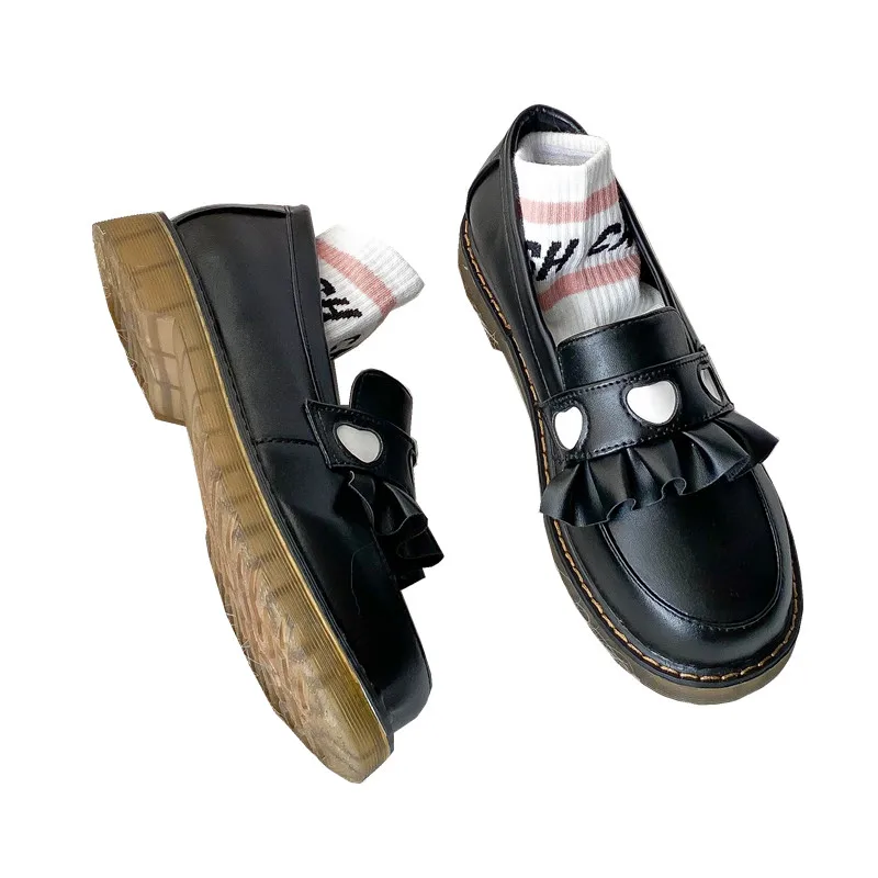 Fashion All-Match Round Head Shallow Mouth Ladies Single Shoes Spring And Autumn New British Style Small Leather Shoes
Fashion All-Match Round Head Shallow Mouth Ladies Single Shoes Spring And Autumn New British Style Small Leather Shoes