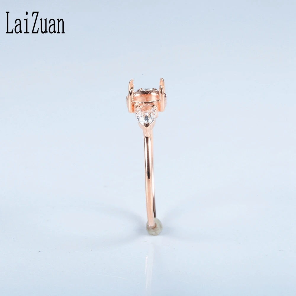 LaiZuan 6mm Round Solid 18k Rose Gold Lab Grown Moissanite Diamond Semi Mount Ring Setting Women Engagement Wedding Fine Jewelry
LaiZuan 6mm Round Solid 18k Rose Gold Lab Grown Moissanite Diamond Semi Mount Ring Setting Women Engagement Wedding Fine Jewelry