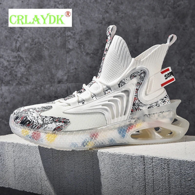 CRLAYDK High Top Men Sneakers Soft Fashion Totem Pattern Running Youth Boys Breathable Shoes Sock-liked Tennis Schuhe Herren
CRLAYDK High Top Men Sneakers Soft Fashion Totem Pattern Running Youth Boys Breathable Shoes Sock-liked Tennis Schuhe Herren