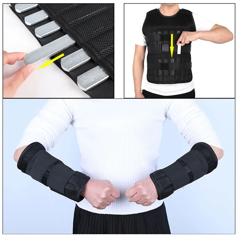 8pcs Steel Plates for Adjustable Weighted Vest Boxing Train Fitness Equipment Running Weighted Vest Weights Steel Plates
8pcs Steel Plates for Adjustable Weighted Vest Boxing Train Fitness Equipment Running Weighted Vest Weights Steel Plates