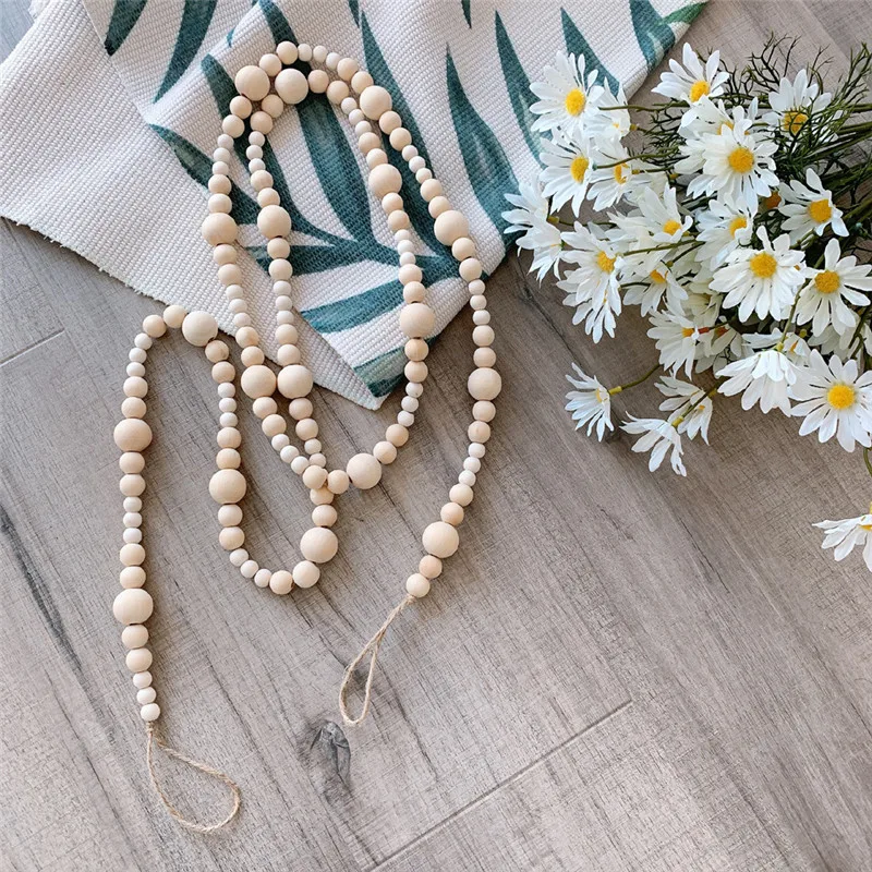 Original Lotus Wood Bead Creative Hemp String Beads Children Home Decor Hanging Room Wall-hanging Art Decoration Photo Props 
Original Lotus Wood Bead Creative Hemp String Beads Children Home Decor Hanging Room Wall-hanging Art Decoration Photo Props