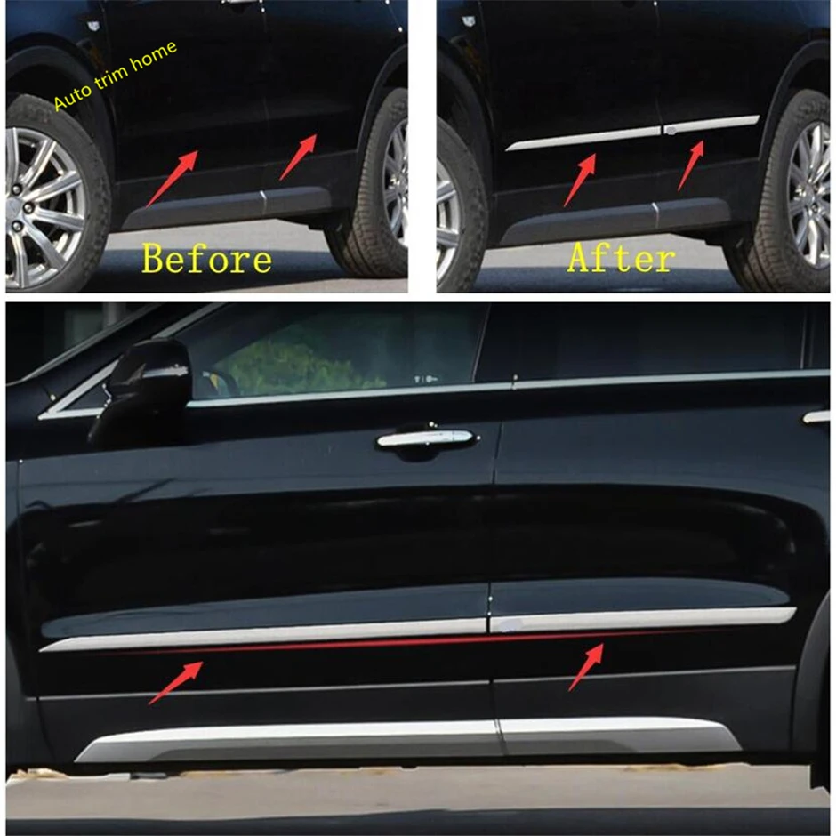 Side Door Body Molding Panel Cover Trim Door Protective Stripes Fit For Cadillac XT4 2019 - 2022 Accessories Exterior Refit Kit
Side Door Body Molding Panel Cover Trim Door Protective Stripes Fit For Cadillac XT4 2019 - 2022 Accessories Exterior Refit Kit