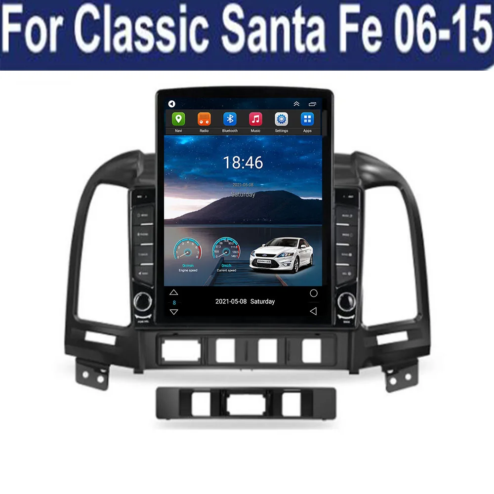9.7" Vertical Style Tesla Screen Android 11.0 Car Radio GPS Navigation multimedia player for HYUNDAI SANTA FE 2005 -11 2012
9.7" Vertical Style Tesla Screen Android 11.0 Car Radio GPS Navigation multimedia player for HYUNDAI SANTA FE 2005 -11 2012