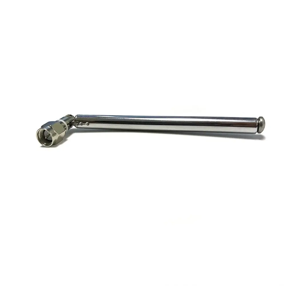 1PC Telescopic Antenna Replacement 100mm 5 Sections SMA male connector total 300mm for Radio TV DIY NEW
1PC Telescopic Antenna Replacement 100mm 5 Sections SMA male connector total 300mm for Radio TV DIY NEW
