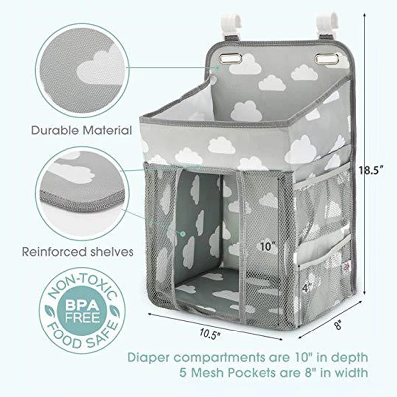 Baby Diaper Caddy and Hanging Organizers Crib Storage Organizer Diaper Organization Storage For Baby Room JU8
Baby Diaper Caddy and Hanging Organizers Crib Storage Organizer Diaper Organization Storage For Baby Room JU8