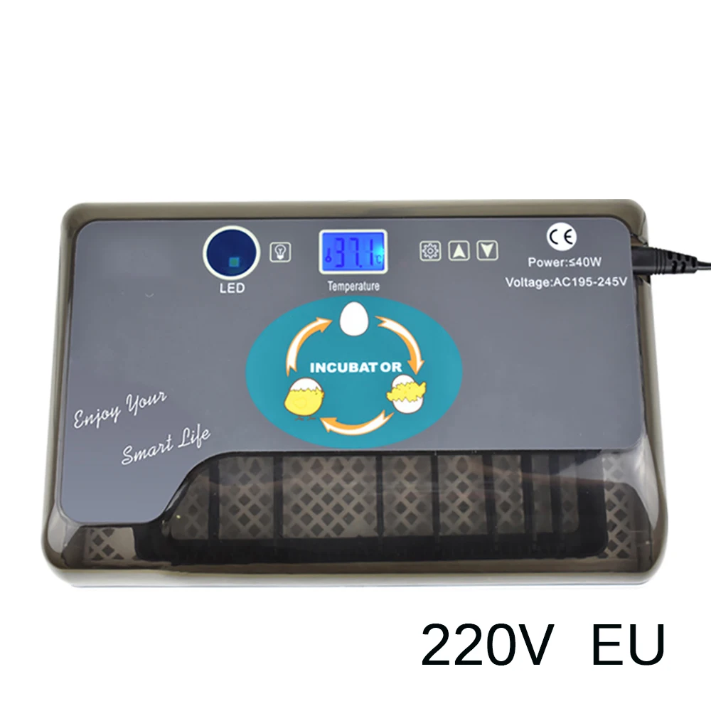 Full Automatic Incubator Brooder Farm Hatchery Machine 12 Egg Hatcher Chicken Automatic Egg Incubator Goose Bird Quail Brooder
Full Automatic Incubator Brooder Farm Hatchery Machine 12 Egg Hatcher Chicken Automatic Egg Incubator Goose Bird Quail Brooder