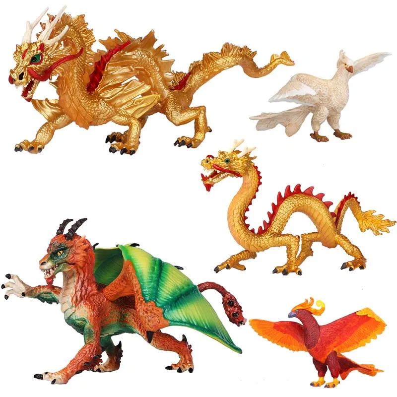 Simulation Mythical Animal Toy Fire Phoenix Five Claw Golden Dragon Plastic Chinese Dragon Western Dragon Car Ornament Male
Simulation Mythical Animal Toy Fire Phoenix Five Claw Golden Dragon Plastic Chinese Dragon Western Dragon Car Ornament Male