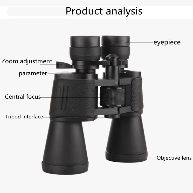 10-70x70 HD high magnification remote zoom binoculars military hunting wide-angle waterproof night vision outdoor travel
10-70x70 HD high magnification remote zoom binoculars military hunting wide-angle waterproof night vision outdoor travel