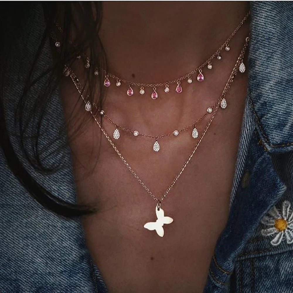 Bohemian Multi-layer Moon Star Necklace For Women Gold Color 2020 Vintage Pendants Necklaces Geometry Chokers Jewelry Gift
Bohemian Multi-layer Moon Star Necklace For Women Gold Color 2020 Vintage Pendants Necklaces Geometry Chokers Jewelry Gift