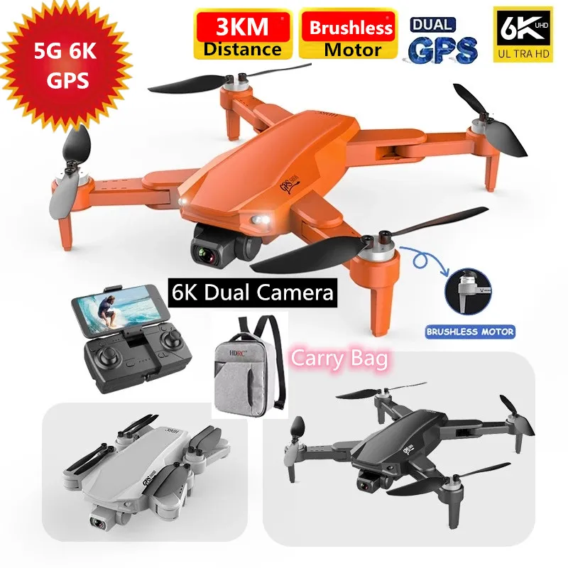 5G GPS 6K Dual ESC Camera WIFI FPV Aerial Photagraphy Quadcopter 3KM Brushless Gesture Vedio GPS Position Smart Follow Drone Toy
5G GPS 6K Dual ESC Camera WIFI FPV Aerial Photagraphy Quadcopter 3KM Brushless Gesture Vedio GPS Position Smart Follow Drone Toy