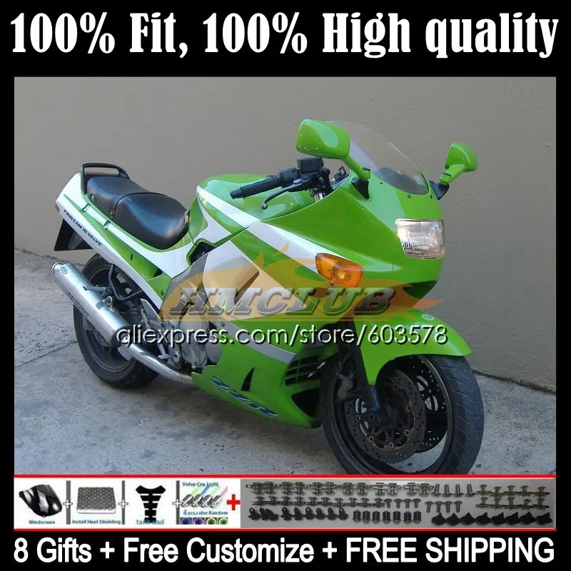 Injection For KAWASAKI NINJA ZZR 400 2001 2002 2003 2005 2006 2007 64CL.22 ZZR400 ZZR-400 93 95 96 97 98 99 Fairing Stock green
Injection For KAWASAKI NINJA ZZR 400 2001 2002 2003 2005 2006 2007 64CL.22 ZZR400 ZZR-400 93 95 96 97 98 99 Fairing Stock green