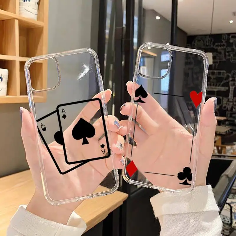 Ace of Spades Playing Card Phone Case For iphone 13 12 11 8 7 plus mini x xs xr pro max Transparent soft
Ace of Spades Playing Card Phone Case For iphone 13 12 11 8 7 plus mini x xs xr pro max Transparent soft