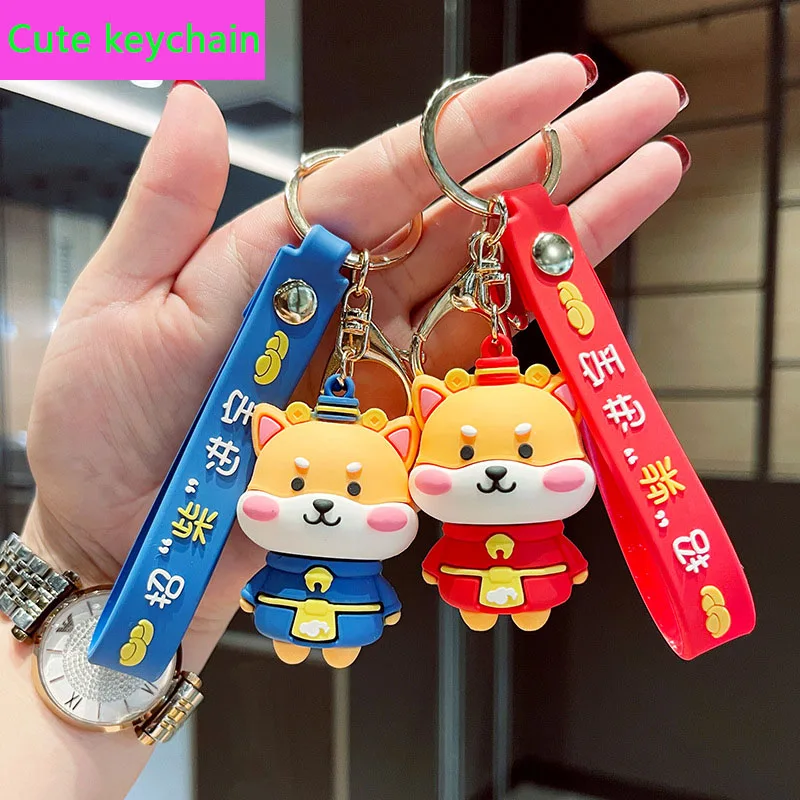 Key Ring Pendant Cute God of Wealth Leather Bag Car Plastic Soft Rubber Doll Keychain Accessories Jewelry Festivals Gift
Key Ring Pendant Cute God of Wealth Leather Bag Car Plastic Soft Rubber Doll Keychain Accessories Jewelry Festivals Gift