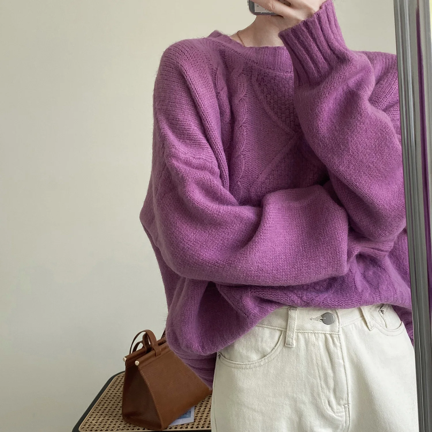2020 New Women Autumn Blue Sweater O-Neck Long Sleeve Women Warm Sweater Pure Color Winter Thick Pullovers Pull Femme
2020 New Women Autumn Blue Sweater O-Neck Long Sleeve Women Warm Sweater Pure Color Winter Thick Pullovers Pull Femme