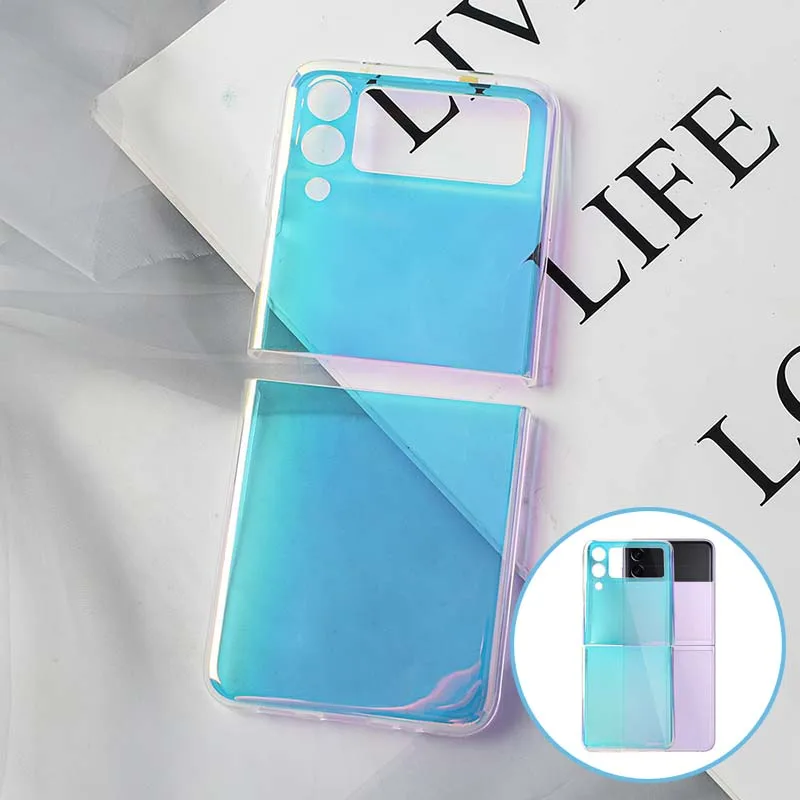 For Samsung Galaxy Z Flip 3 Ultra-thin Mobile Phone Case Laser Color Protective Back CoverPhone Case for Samsung Galaxy Z Flip 3
For Samsung Galaxy Z Flip 3 Ultra-thin Mobile Phone Case Laser Color Protective Back CoverPhone Case for Samsung Galaxy Z Flip 3