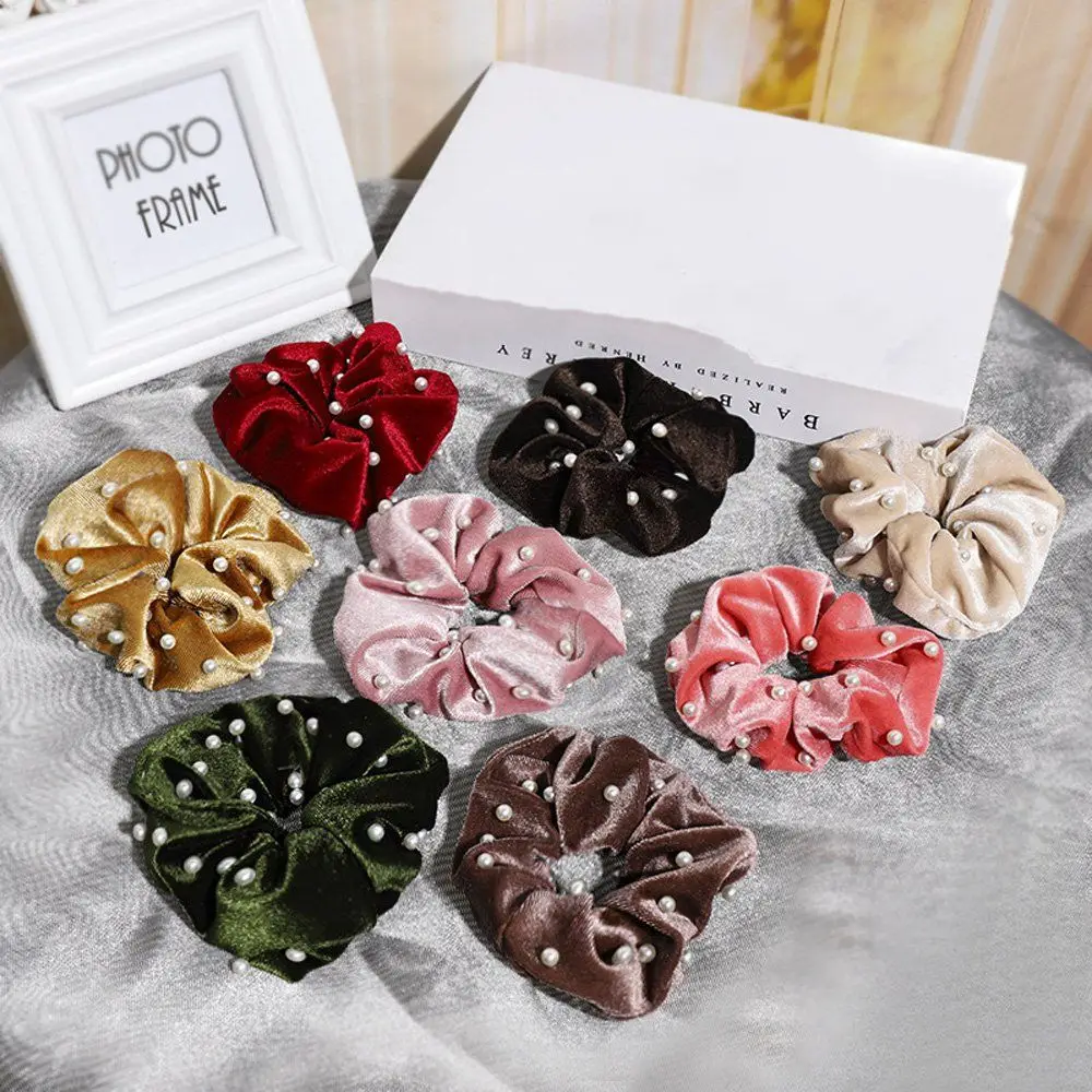 Velvet Scrunchie Women Girls Elastic Hair Rubber Bands Accessories Sweet Pearl Velvet Hair Rope Elastic Scrunchies Solid Smooth
Velvet Scrunchie Women Girls Elastic Hair Rubber Bands Accessories Sweet Pearl Velvet Hair Rope Elastic Scrunchies Solid Smooth