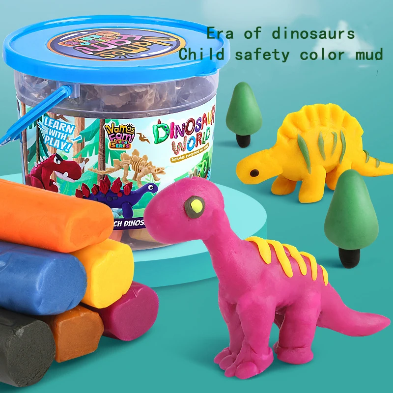 16 Color Light Soft Clay Toys Dinosaur Modeling ABS Plastic Mold Tools DIY Modeling Colorful Clay Educational Toy Gift for Kids
16 Color Light Soft Clay Toys Dinosaur Modeling ABS Plastic Mold Tools DIY Modeling Colorful Clay Educational Toy Gift for Kids