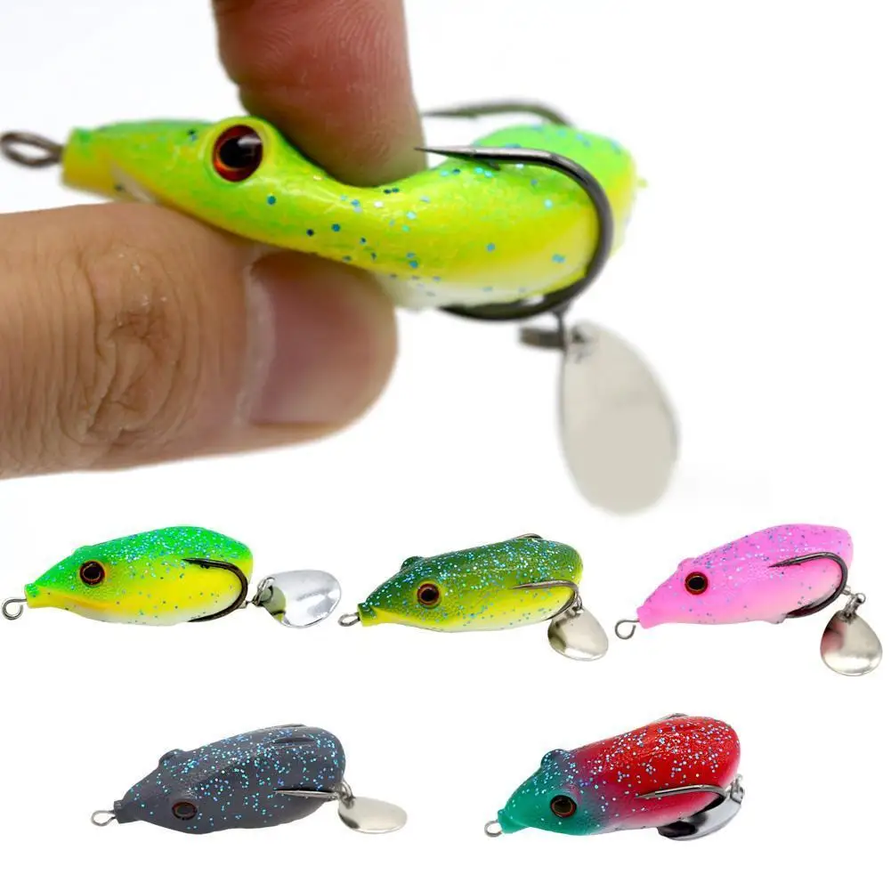 1 Pc Silkworm Frog Shape Fishing Lure Silicone Material Soft High Gloss Sequins High Carbon Hook Strong
1 Pc Silkworm Frog Shape Fishing Lure Silicone Material Soft High Gloss Sequins High Carbon Hook Strong