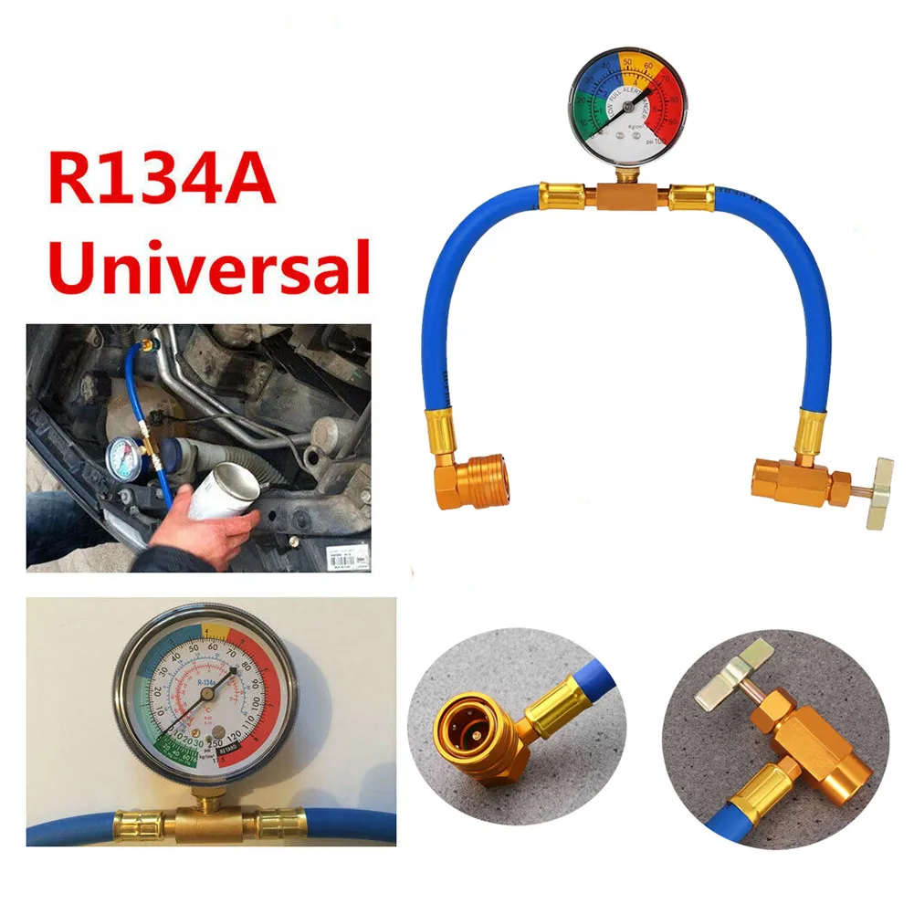 Car Air Conditioning Refrigerant Recharge Measuring Kit Hose Gas GaugeR134A Air Conditioning Refrigerant Charging Hose W
Car Air Conditioning Refrigerant Recharge Measuring Kit Hose Gas GaugeR134A Air Conditioning Refrigerant Charging Hose W