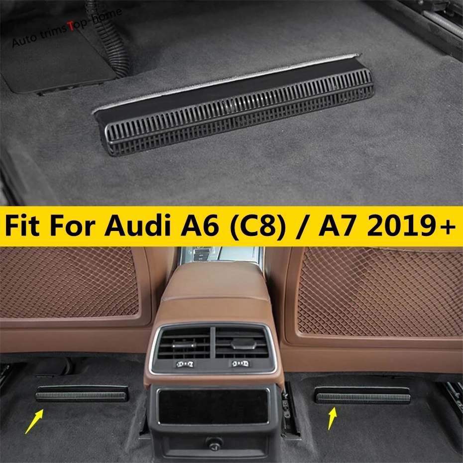 Внутренняя отделка Yimaautotrims для Audi A6 C8 / A7 2019 2021 нижняя часть сиденья воздуховода