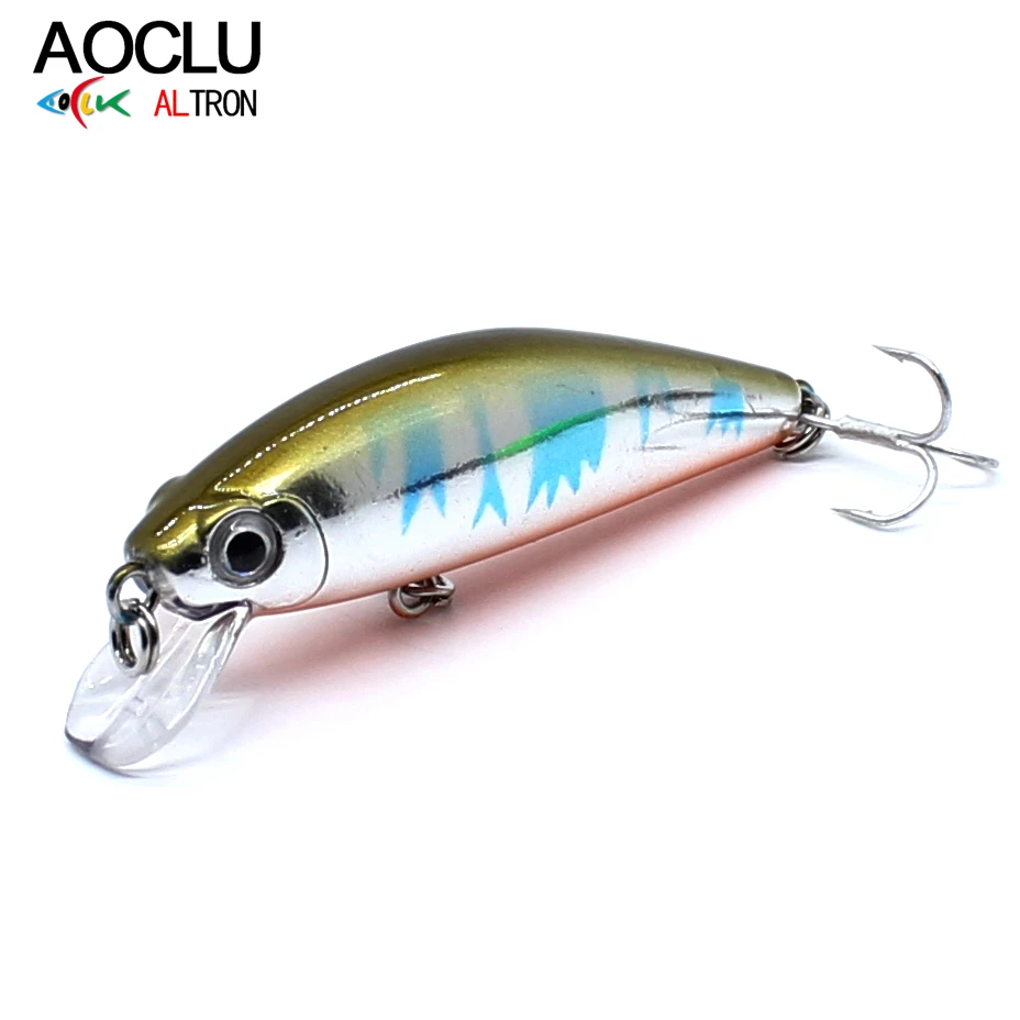 AOCLU wobblers Super Quality 6 Colors 50mm 6.2g Hard Bait Minnow Shad Crankbait Fishing lure Bass Fresh Salt water tackle
AOCLU wobblers Super Quality 6 Colors 50mm 6.2g Hard Bait Minnow Shad Crankbait Fishing lure Bass Fresh Salt water tackle