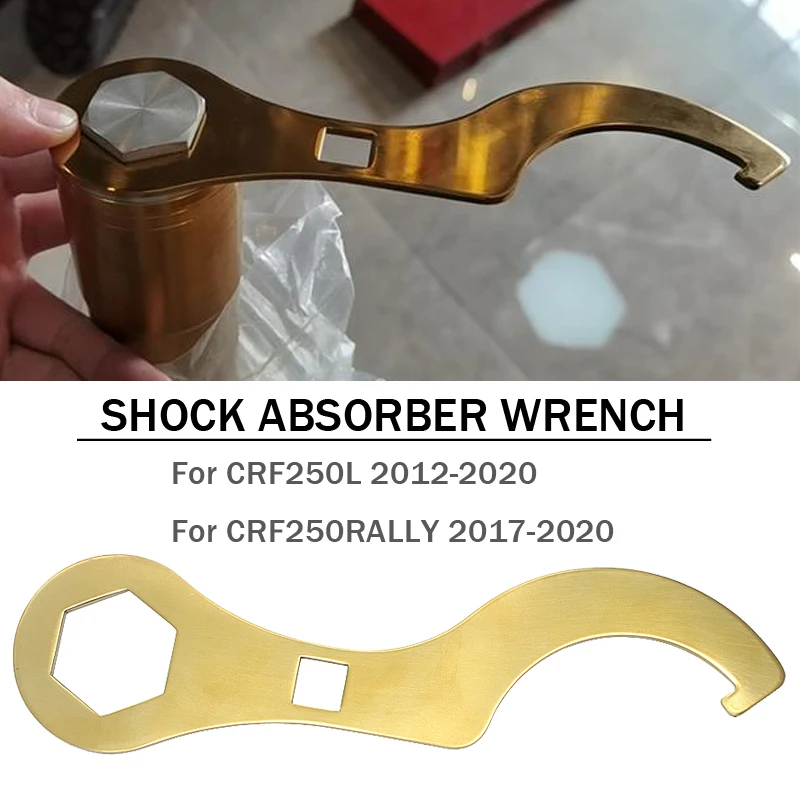 Motorcycle Accessorie Wrench Spanner Tool Hook Shock Absorber For Honda CRF250L / M 2012-2020 CRF250RALLY 2017 2018 2019 2020
Motorcycle Accessorie Wrench Spanner Tool Hook Shock Absorber For Honda CRF250L / M 2012-2020 CRF250RALLY 2017 2018 2019 2020