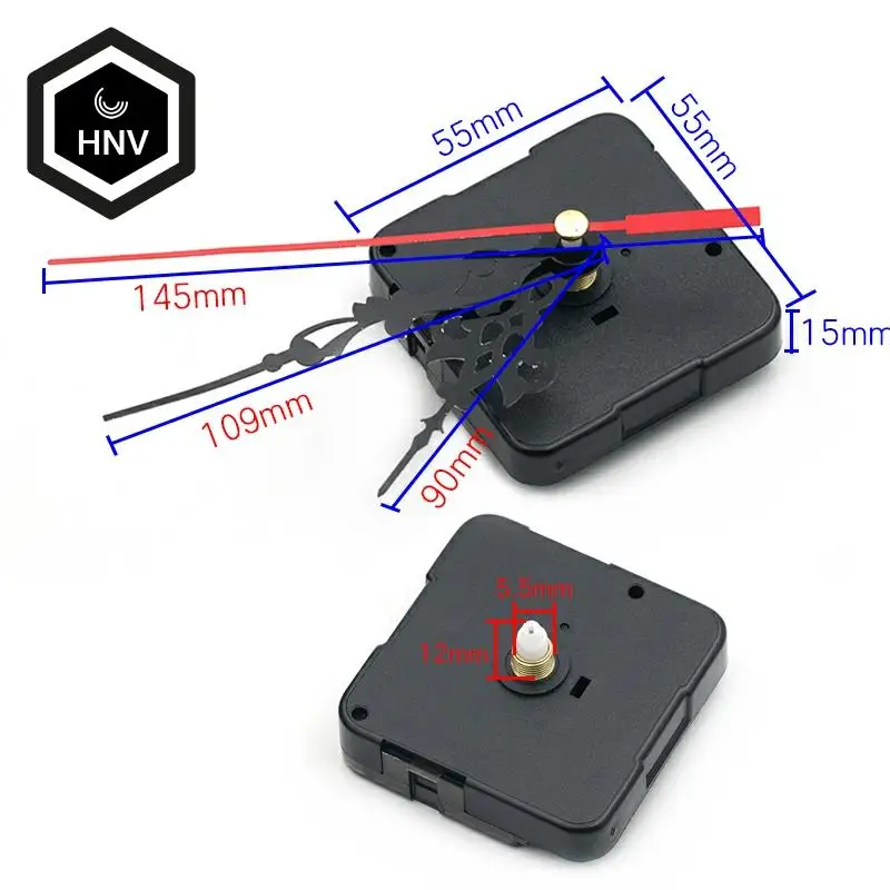Professional And Practical Quartz Wall Clock Movement Mechanism DIY Repair Tool Parts Kit with Red Hands
Professional And Practical Quartz Wall Clock Movement Mechanism DIY Repair Tool Parts Kit with Red Hands