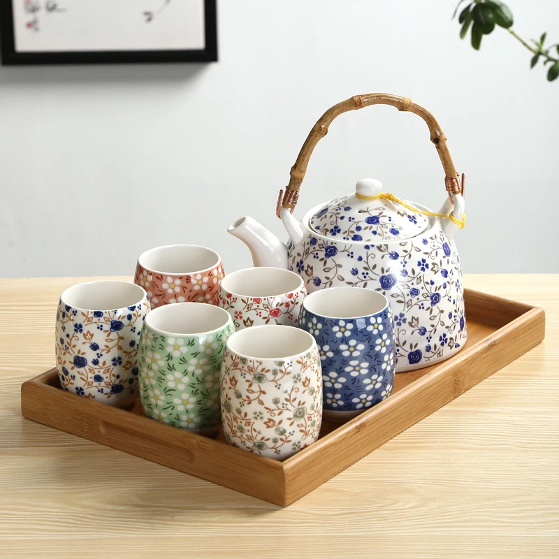 Japanese-Style Loop-Handled Teapot Large Tea Set Complete Set of Modern Home Hospitality Tea Cup Set Teapot with Strainer
Japanese-Style Loop-Handled Teapot Large Tea Set Complete Set of Modern Home Hospitality Tea Cup Set Teapot with Strainer