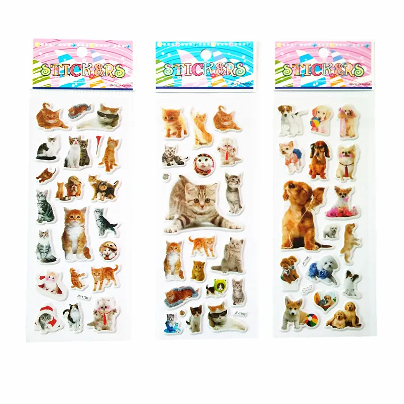 3 Sheet/lot cat and dog Princess Series Puffy Sticker Scrapbook Bubble Stickers Kawaii Reward Kids Toys
3 Sheet/lot cat and dog Princess Series Puffy Sticker Scrapbook Bubble Stickers Kawaii Reward Kids Toys