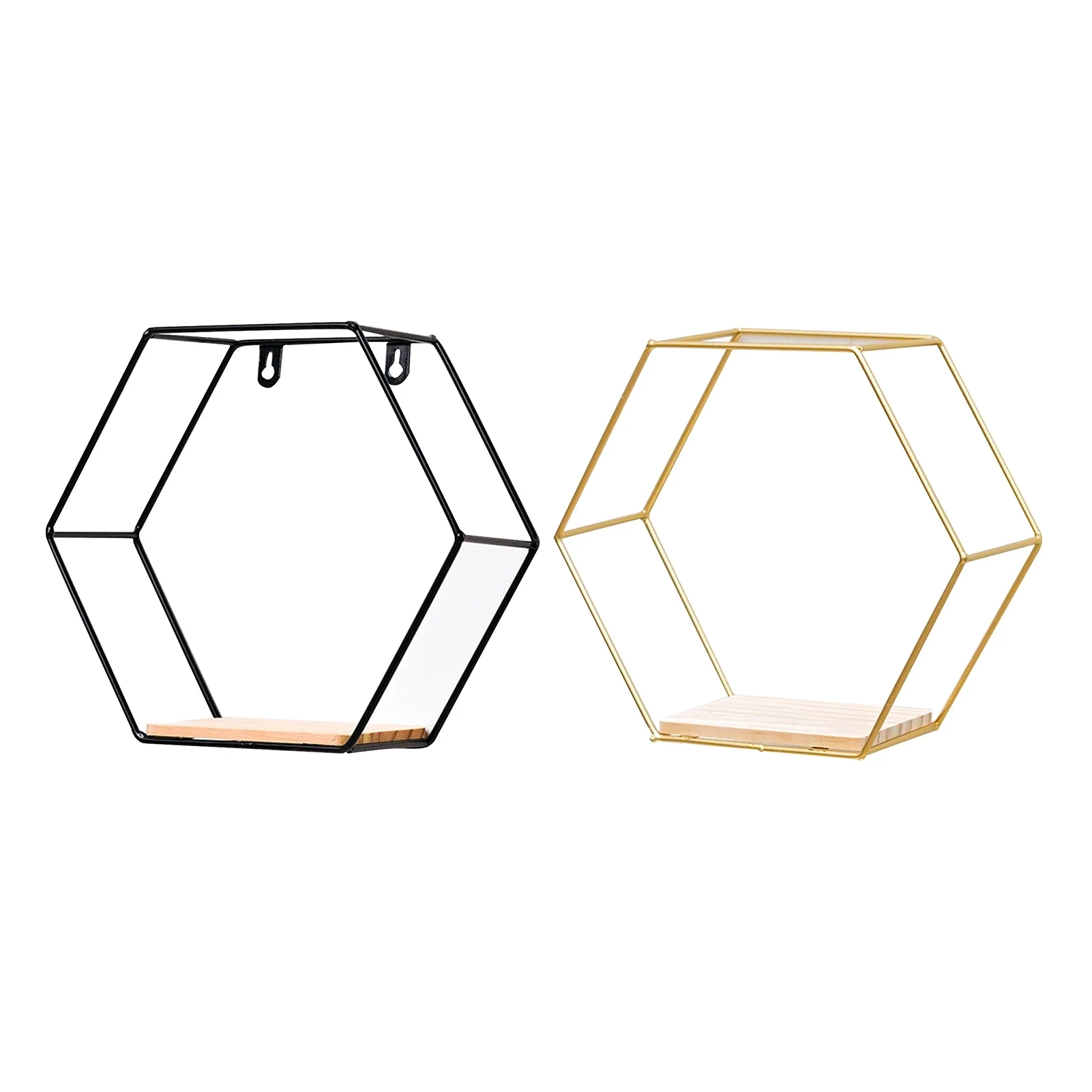 Nordic Hexagonal Iron Stand Small Pot Wall Holder Home Shelf Storage Holder Specifications: Made of premium iron and wood mater
Nordic Hexagonal Iron Stand Small Pot Wall Holder Home Shelf Storage Holder Specifications: Made of premium iron and wood mater