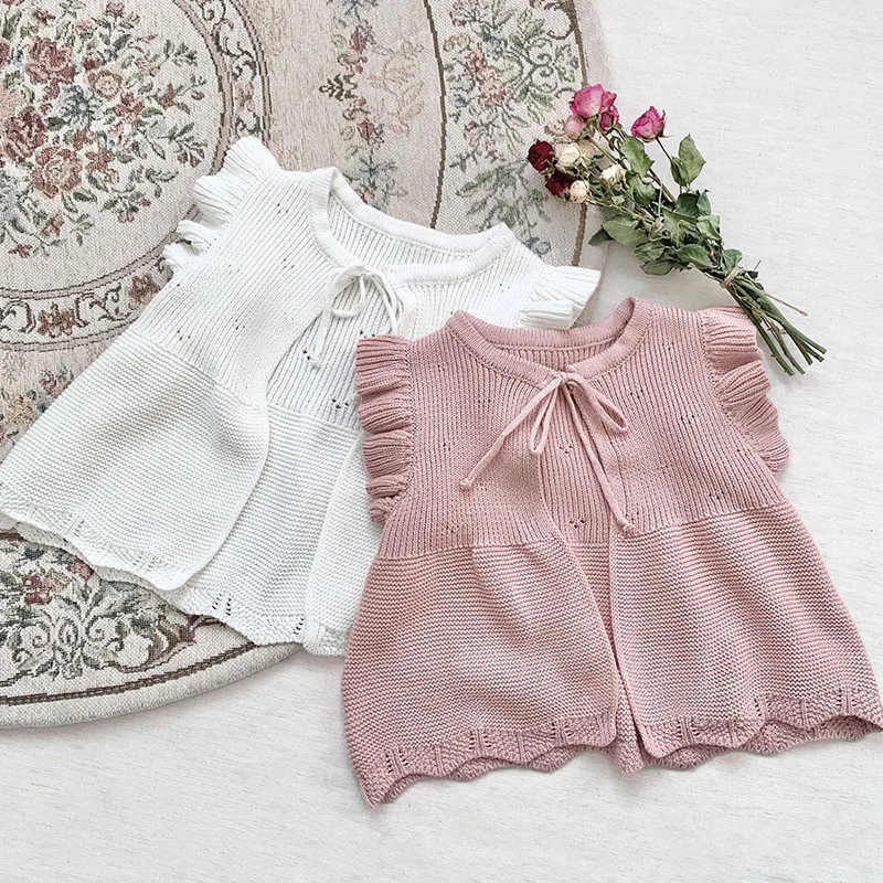 2022 Spring Autumn Baby Girl Cute Wool Cardigan Vest Baby Girl Lotus Leaf Flying Short Sleeves Pure Color Baby Knitted Clothes
2022 Spring Autumn Baby Girl Cute Wool Cardigan Vest Baby Girl Lotus Leaf Flying Short Sleeves Pure Color Baby Knitted Clothes