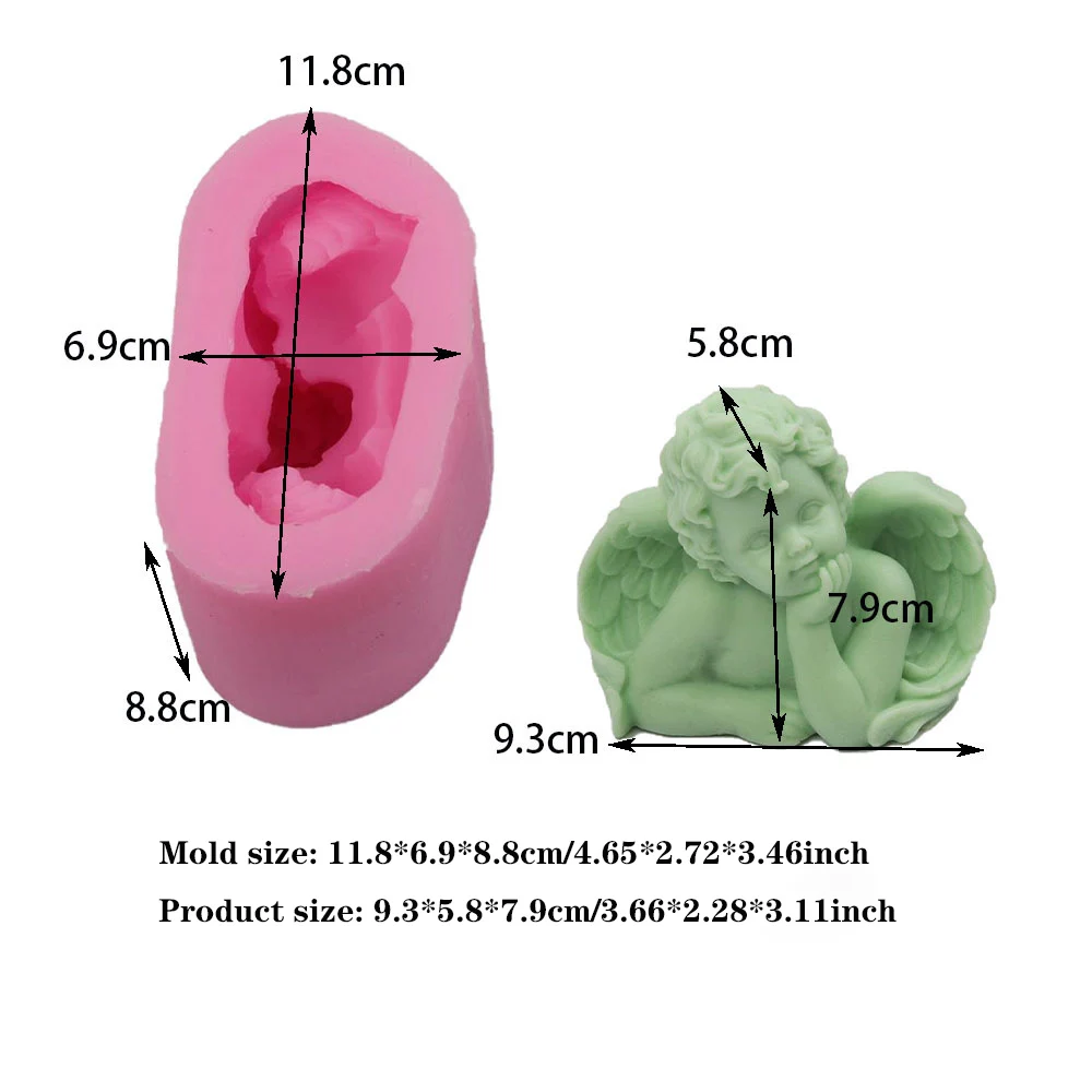 3d Angel Candle Mold Cake Decorating Tools Chocolate Mold Diy Biscuit Baking Mold Kitchen Diy Hand Baking Tools
3d Angel Candle Mold Cake Decorating Tools Chocolate Mold Diy Biscuit Baking Mold Kitchen Diy Hand Baking Tools