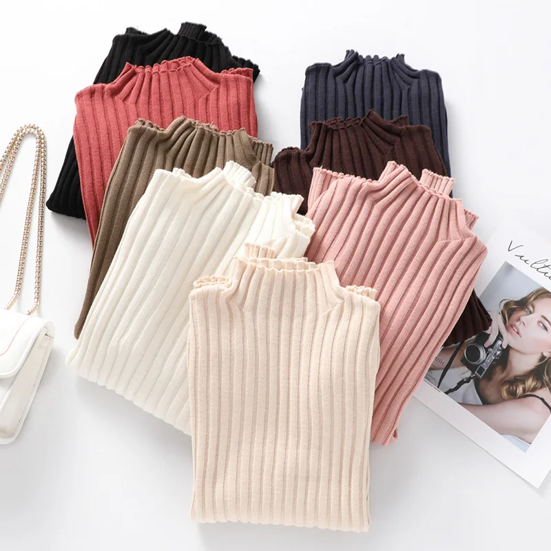 Женский трикотажный свитер в полоску, теплый облегающий пуловер с длинным рукавом и высоким воротником, элегантный джемпер, Осень-зима 2021
Женский трикотажный свитер в полоску, теплый облегающий пуловер с длинным рукавом и высоким воротником, элегантный джемпер, Осень-зима 2021