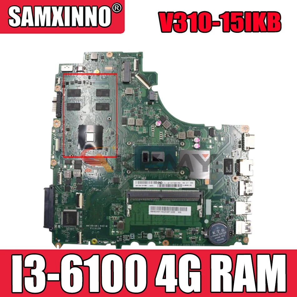 

Akemy DA0LV6MB6F0 материнская плата для ноутбука Lenovo E52-80 V310-15ISK V310-15IKB ноутбук материнская плата Процессор I3 6100 DDR4 4G RAM 100% тест РА